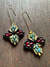 Load image into Gallery viewer, Picasso Floral Drop Earrings 4659