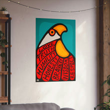Load image into Gallery viewer, Eagle Carries Grandfather Teachings Poster