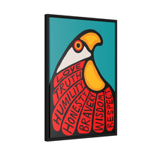 Load image into Gallery viewer, Eagle Carries Grandfather Teachings Canvas Wrap