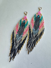 Load image into Gallery viewer, Beaded Fringe Earrings 4664