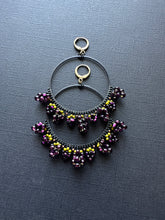 Load image into Gallery viewer, Blackberry drop hoops 4638