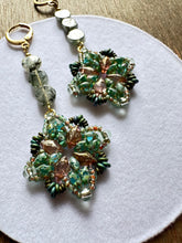 Load image into Gallery viewer, Lush Drop with Moss Agate Earrings 4654