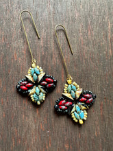 Load image into Gallery viewer, Picasso Floral Drop Earrings 4659