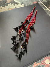 Load image into Gallery viewer, Makade Gookowensii Miigwaan // Black Moth Feather 4689