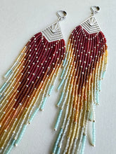 Load image into Gallery viewer, Beaded Fringe Earrings 4666