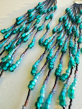 Load image into Gallery viewer, Ocean Waves Fringe Earrings 4673