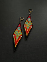 Load image into Gallery viewer, Beaded Drop Earrings 4387