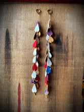 Load image into Gallery viewer, Leather drop earrings 4636