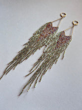 Load image into Gallery viewer, Mega Silks Beaded Fringe Earrings 4458