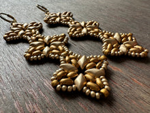 Load image into Gallery viewer, Matte Gold Drop Earrings 4658
