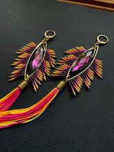 Load image into Gallery viewer, Trim-at-Home Bead and Chainette Earrings 4046
