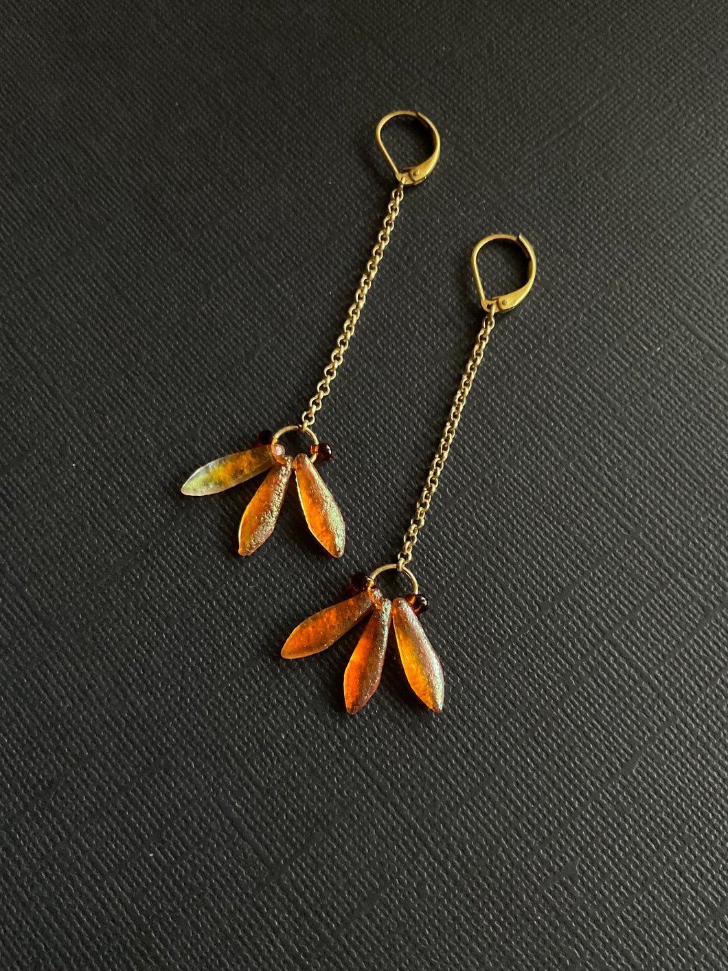 Mini Art Deco Backlit Earrings 4121