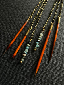 Quill Drop Earrings 4209