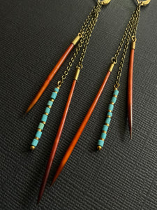 Quill Drop Earrings 4206