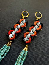Load image into Gallery viewer, Beaded Fringe Earrings 2606
