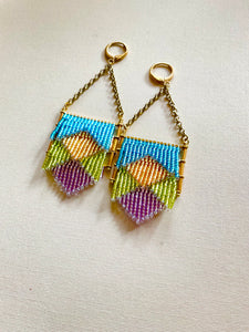 Beaded Drop Earrings 4095