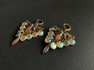 Art Deco Backlit Earrings 4124