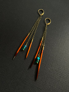 Quill Drop Earrings 4212