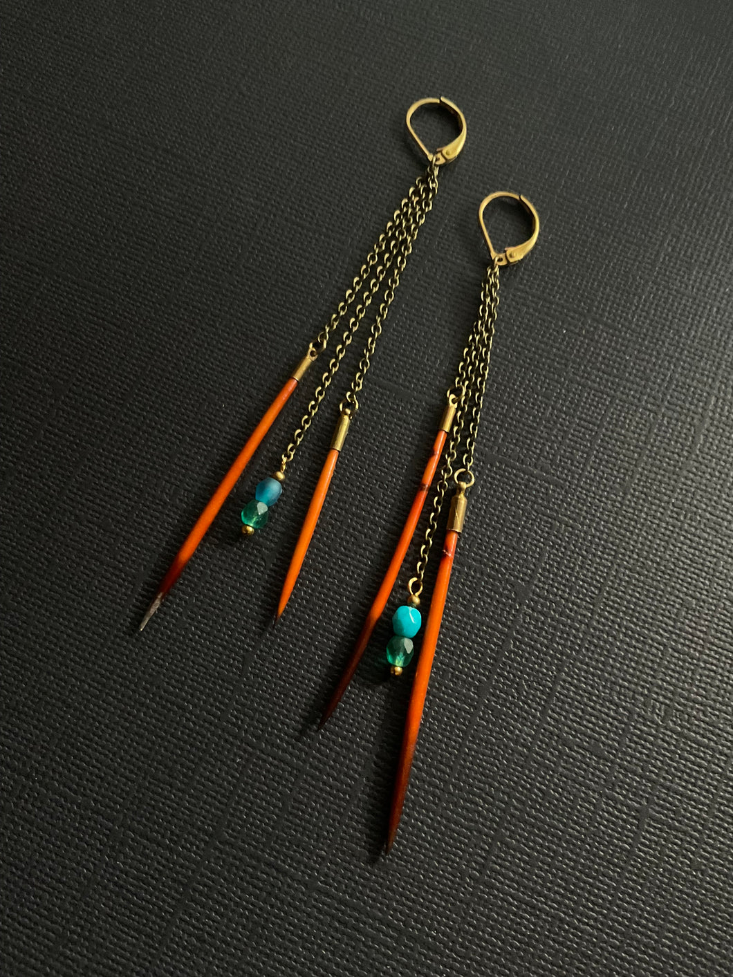 Quill Drop Earrings 4212