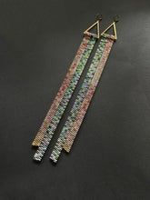Load image into Gallery viewer, Beaded Fringe Earrings 4127

