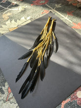 Load image into Gallery viewer, Makade-Miigwaan // Black Feather 4684
