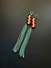 Load image into Gallery viewer, Beaded Fringe Earrings 2606
