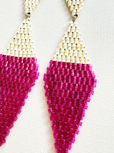 Clementine Beaded  Drop Earrings C4