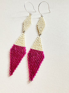 Clementine Beaded  Drop Earrings C4