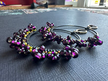 Load image into Gallery viewer, Blackberry drop hoops 4638
