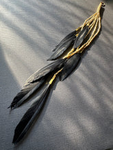Load image into Gallery viewer, Makade-Miigwaan // Black Feather 4684
