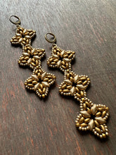 Load image into Gallery viewer, Matte Gold Drop Earrings 4658
