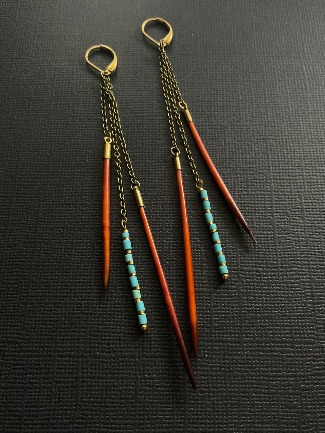 Quill Drop Earrings 4206