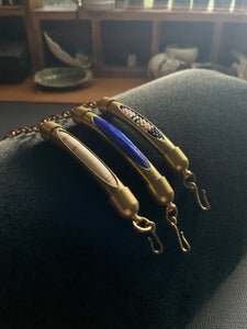 Brass + Bead Bracelet 2898