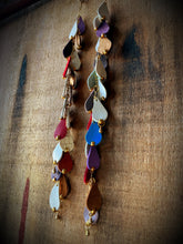 Load image into Gallery viewer, Leather drop earrings 4636
