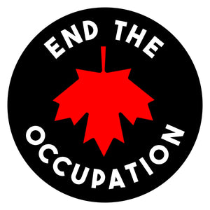 End the Occupation sticker