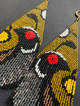 Load image into Gallery viewer, Mushkoodasa // Quail Beaded Fringe Earrings 3774
