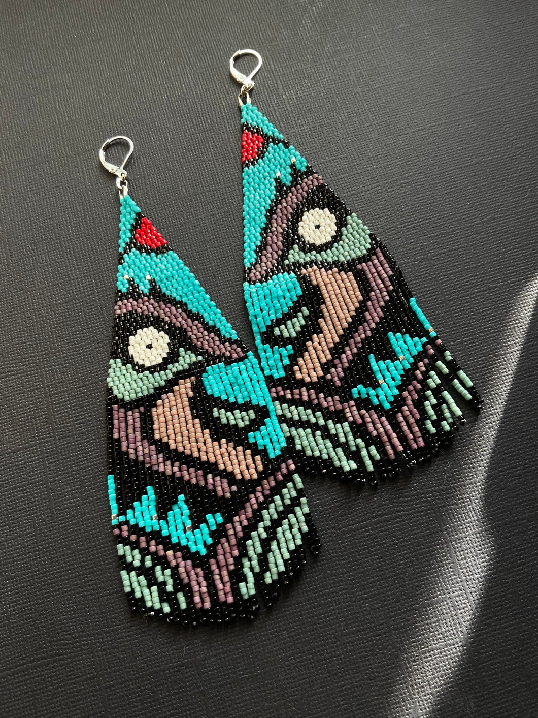 Naame // Sturgeon Beaded Fringe Earrings 3775