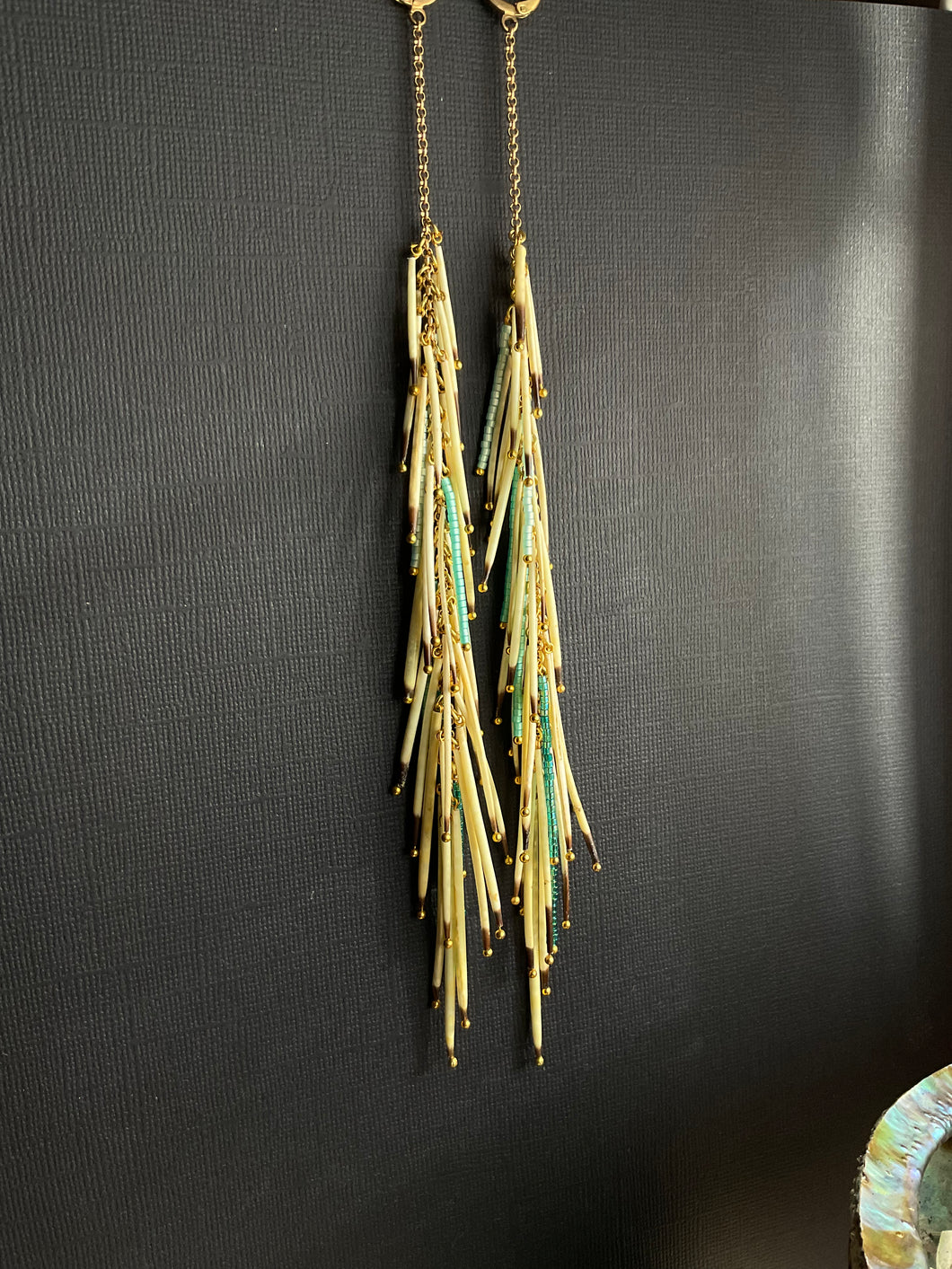 Quill Drop Earrings 3777