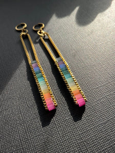 Beaded Drop Earrings 3781