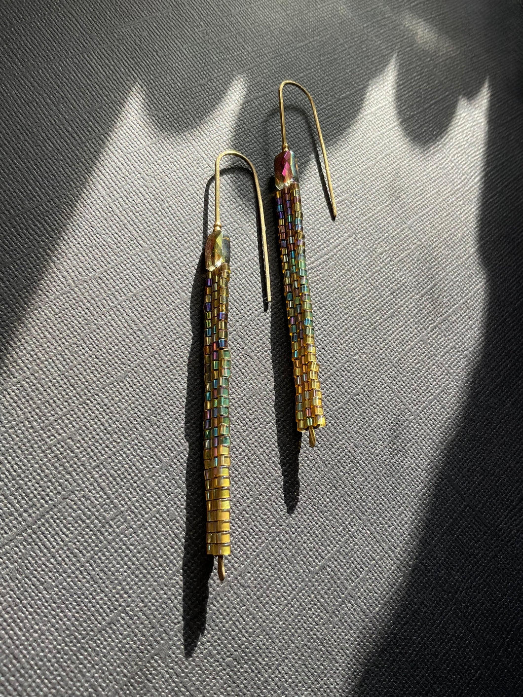 Beaded Drop Earrings 3784