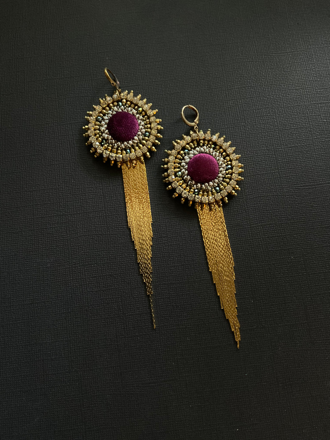 Beaded Drop Earrings 3797