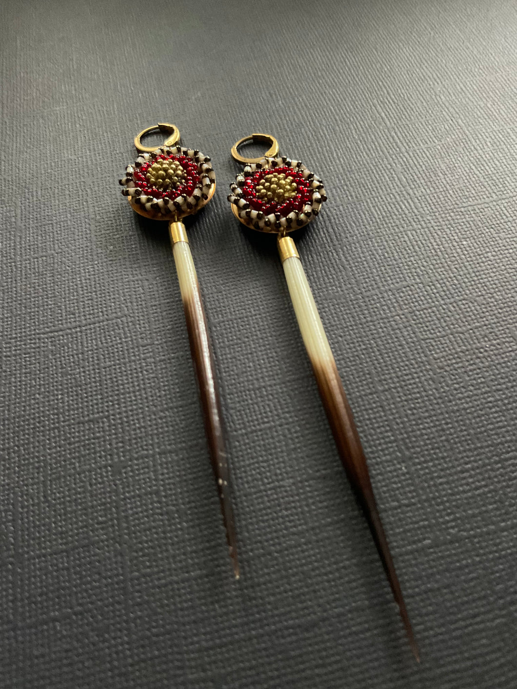 Beaded Drop Earrings 3798