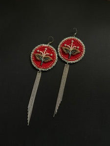 Beaded Drop Earrings 3799