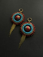 Load image into Gallery viewer, Beaded Drop Earrings 3800
