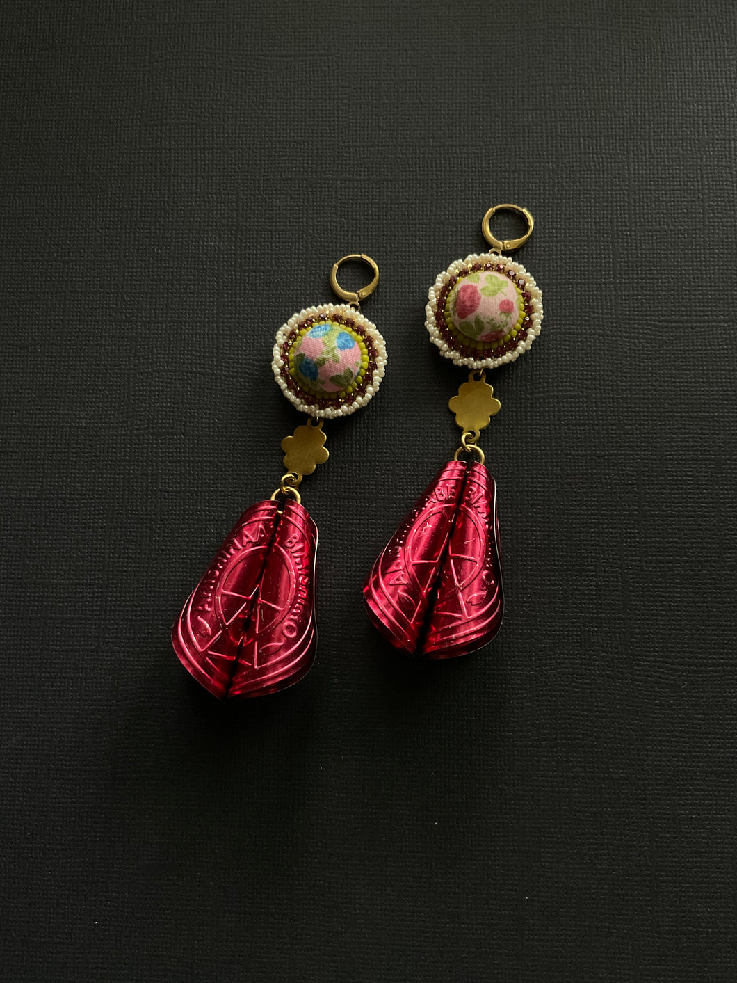 Beaded Drop Earrings 3801