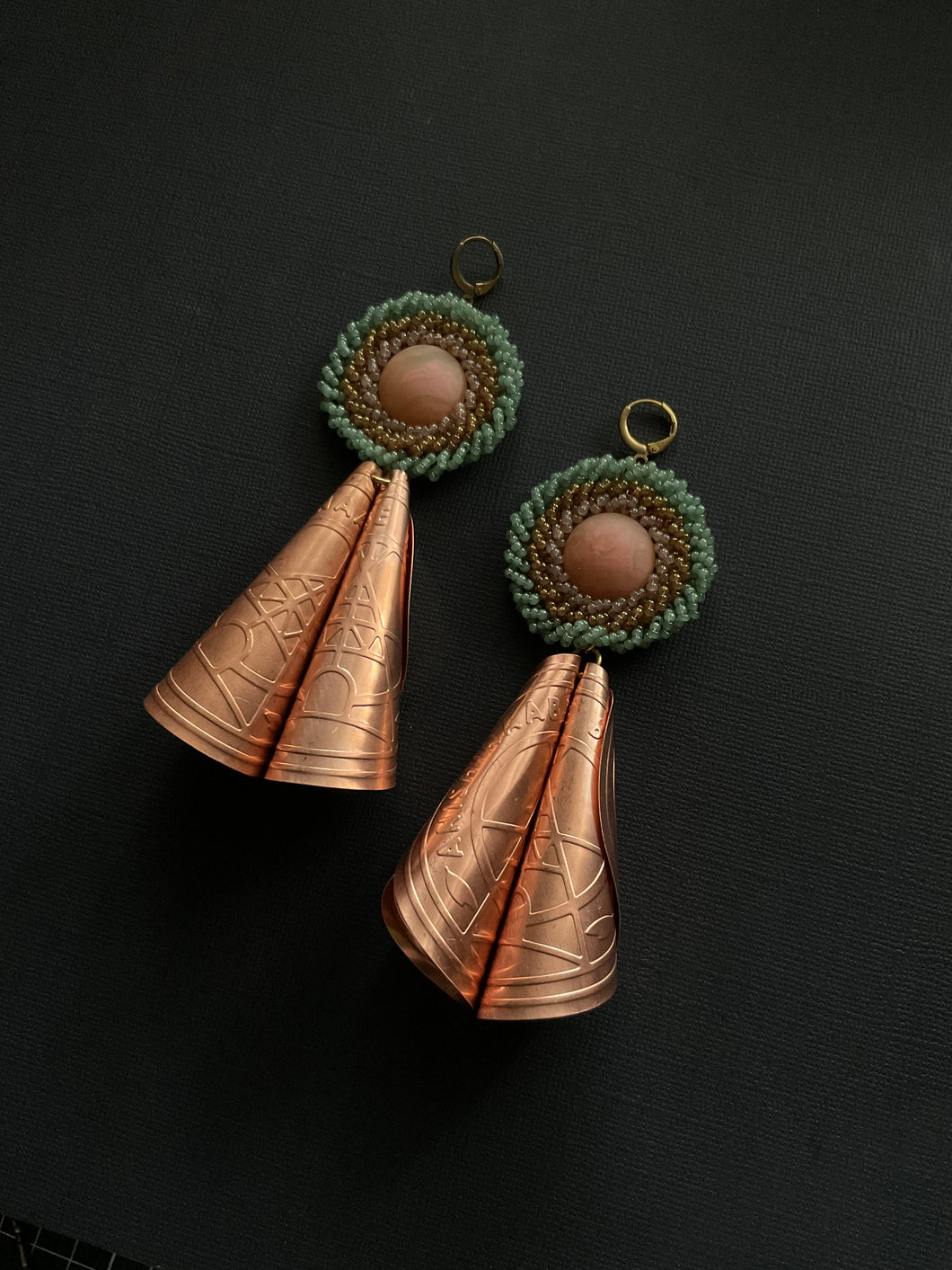 Beaded Drop Earrings 3802