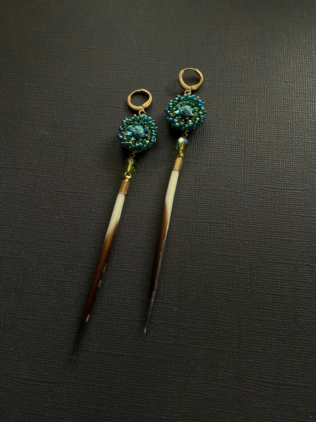 Beaded Drop Earrings 3806