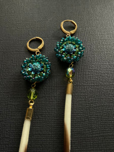 Beaded Drop Earrings 3806