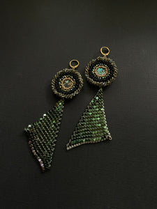 Beaded Drop Earrings 3807
