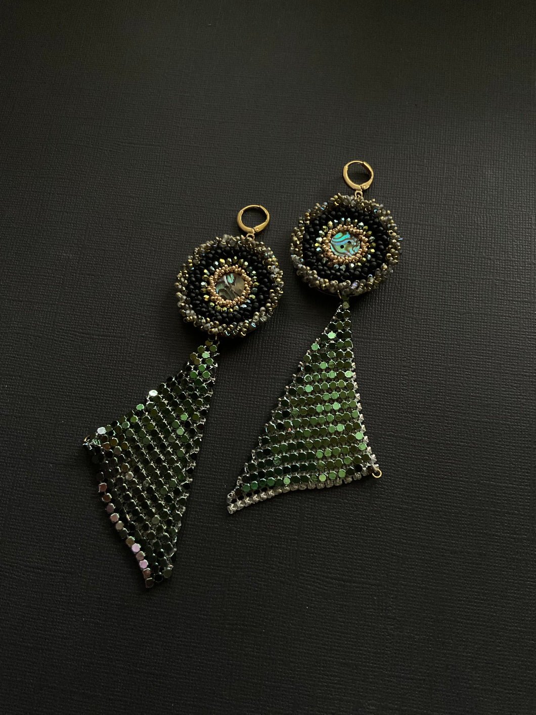 Beaded Drop Earrings 3807